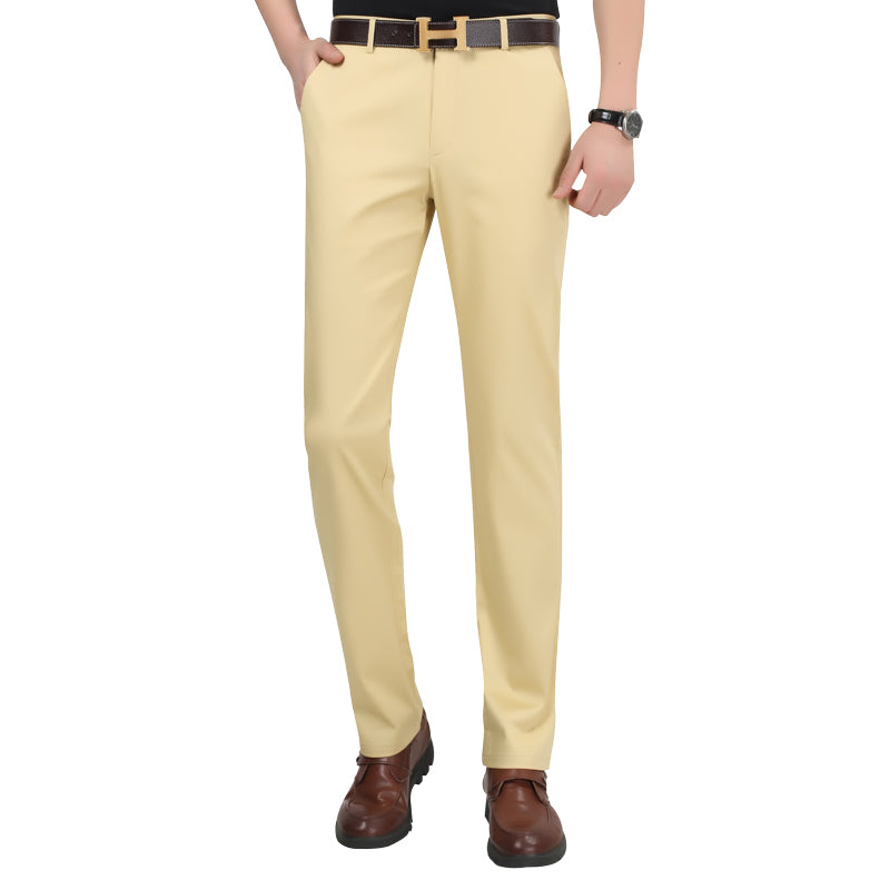 Khaki Stretch Pants