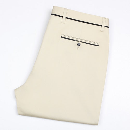 Khaki Stretch Pants