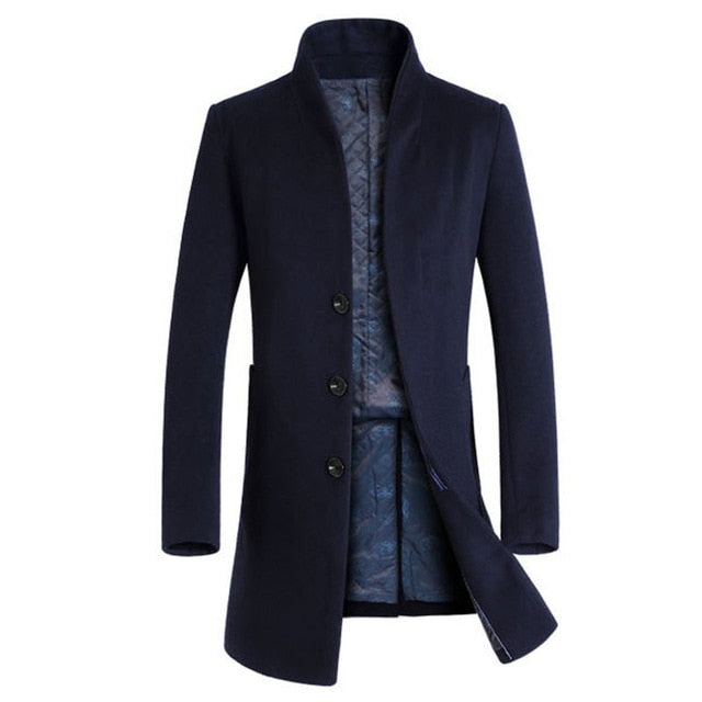 Mandarin Collar Coat