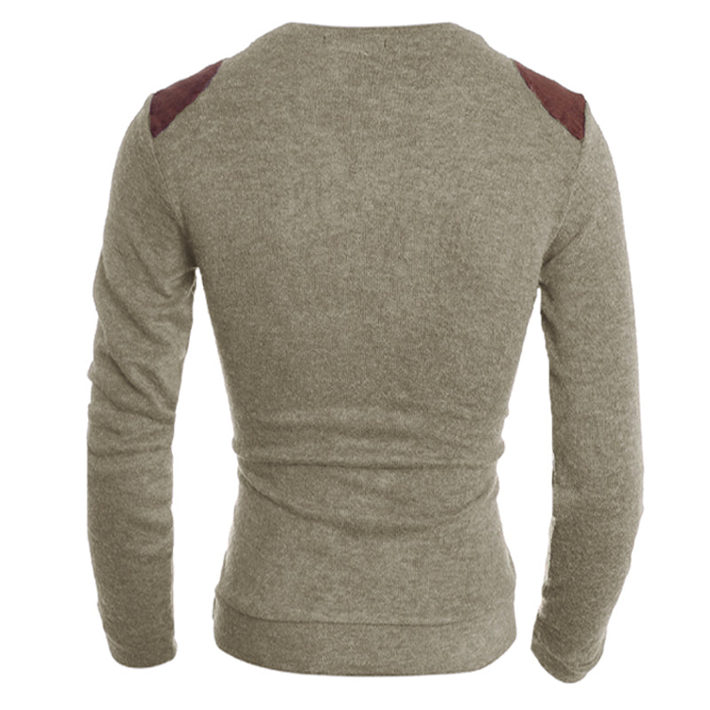 Shoulder Patch Sweater