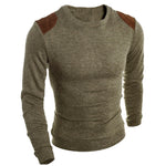 Shoulder Patch Sweater