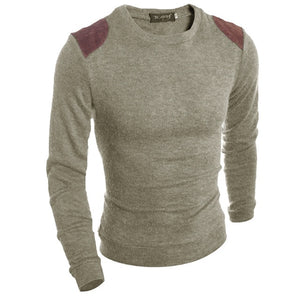 Shoulder Patch Sweater