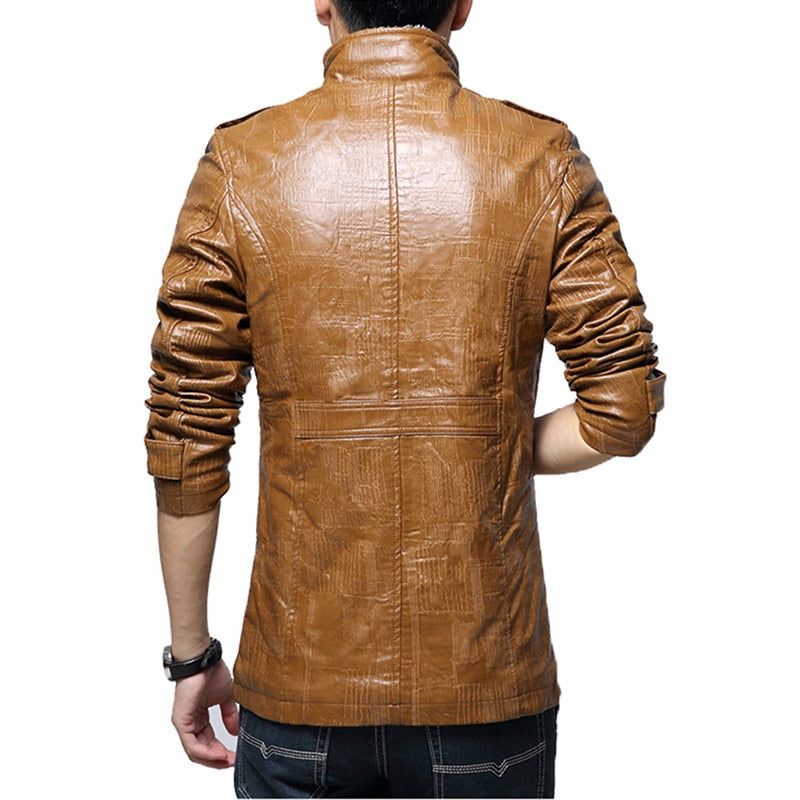 Faux Leather Jacket